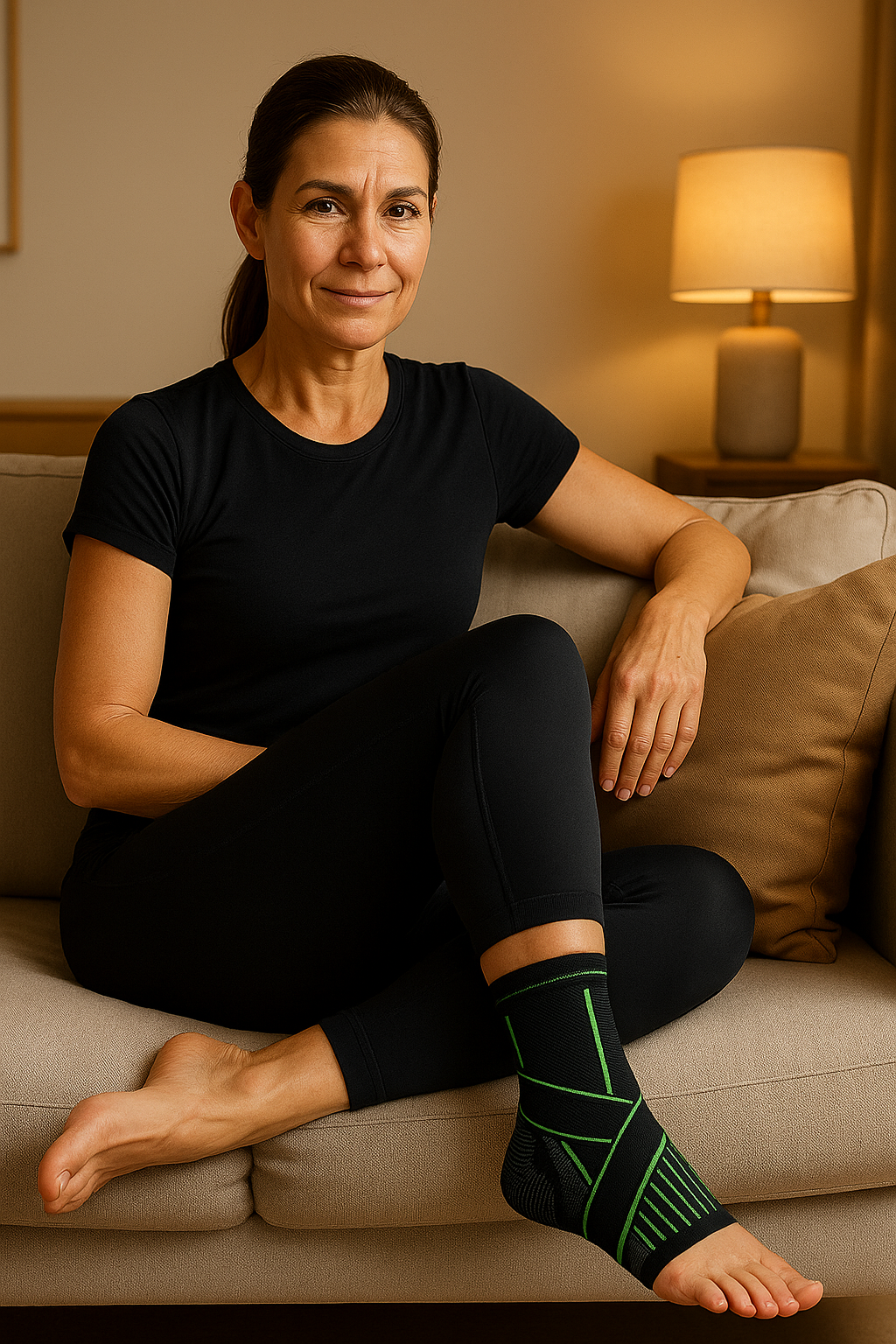 GripBrace™ Compression Ankle Sleeve - Support & Comfort